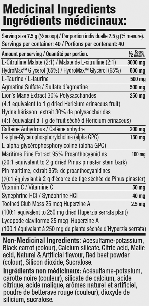 SHOCK | High Intensity Pre-Workout