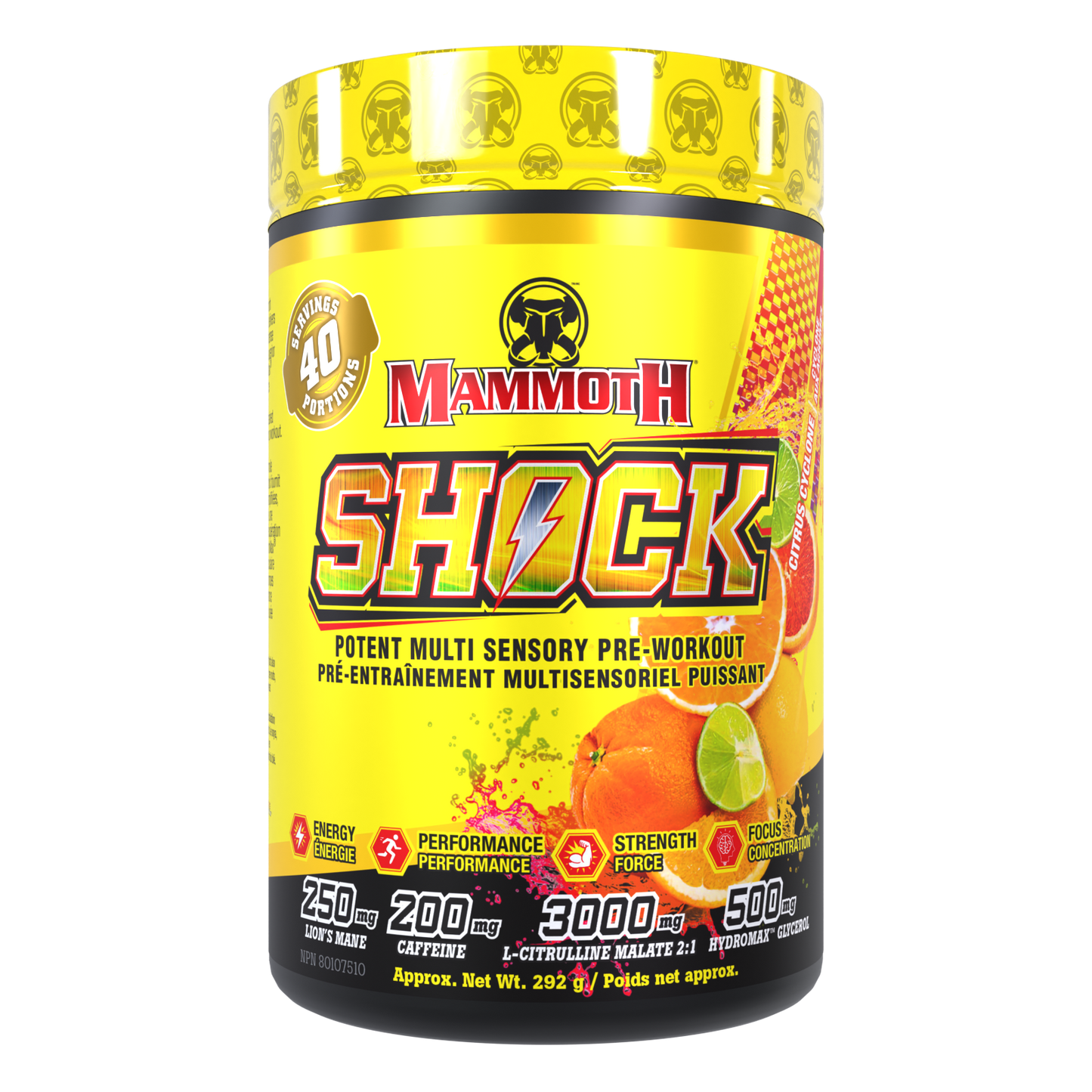 SHOCK | High Intensity Pre-Workout