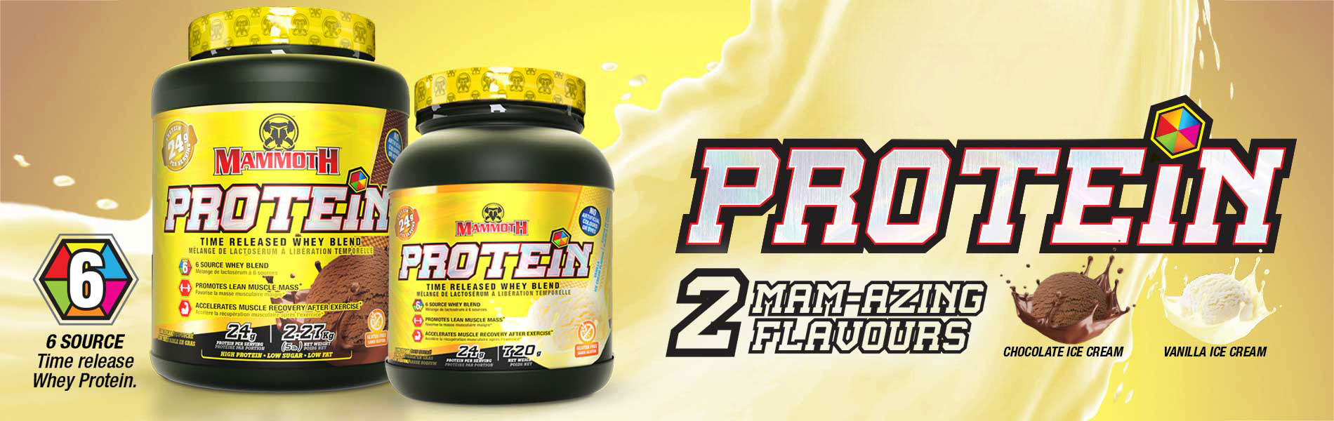 Mammoth PROTEIN AVAILABLE NOW